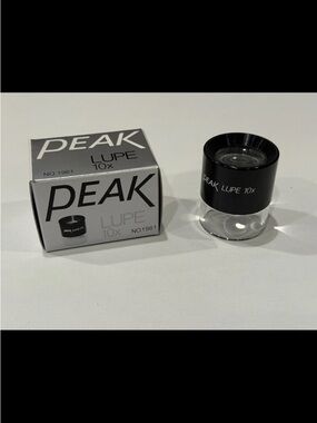 🆕 PEAK No.1961 Lupe Handheld Portable Magnifier 1961-10X Neg Film Inspection